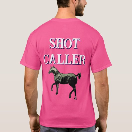 SHOT CALLER PAARD T-Shirt (Achterkant)