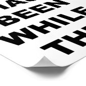 Shot Doing Dishes Funny Poster (Hoek)