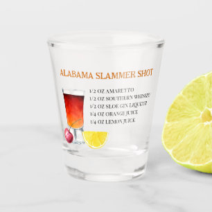Shot Drink Recipe Alabama Slammer Shot Glas