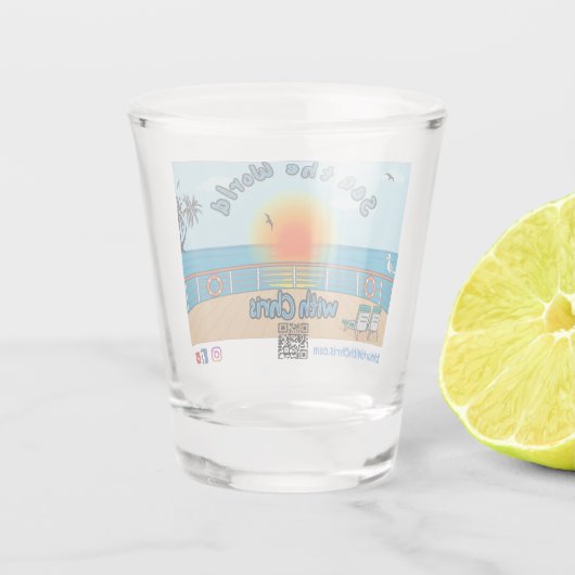 Shot glaasje glas (Achterkant)