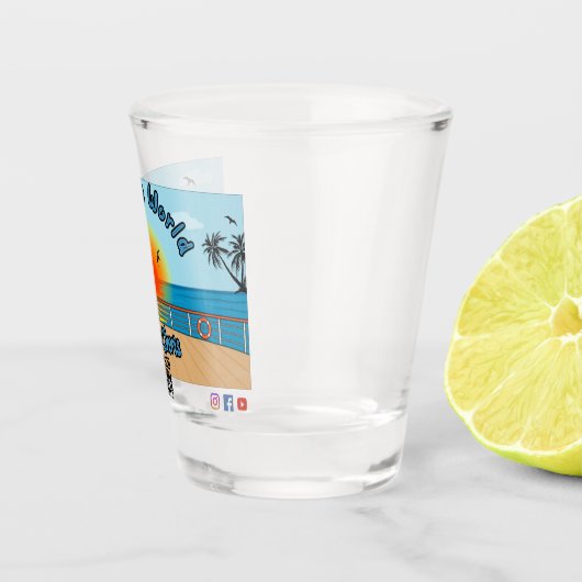 Shot glaasje glas (Rechts)