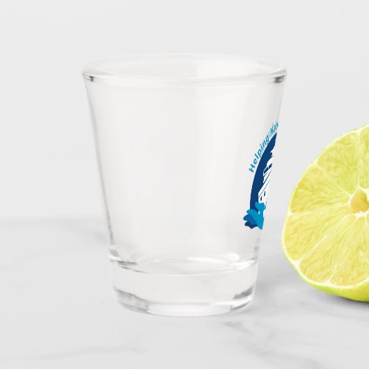 Shot glaasje glas (Links)