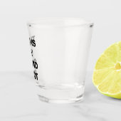 Shot glaasje glas (Rechts)