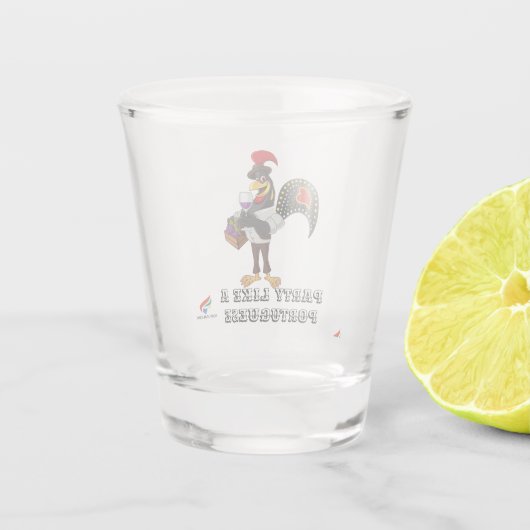 Shot glaasje shot glas (Achterkant)