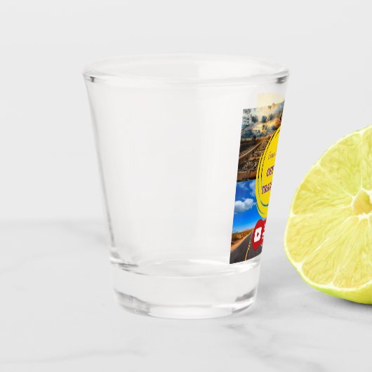 Shot glaasje shot glas (Links)