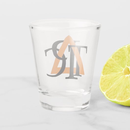 Shot glas met Triangle Logo (Achterkant)