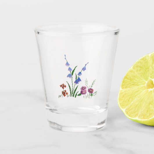 Shot Glass Art Stijl Ontwerp Glas (Voorkant)