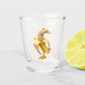 Shot Glass Banana Duck Meme Shot Glas (Voorkant)
