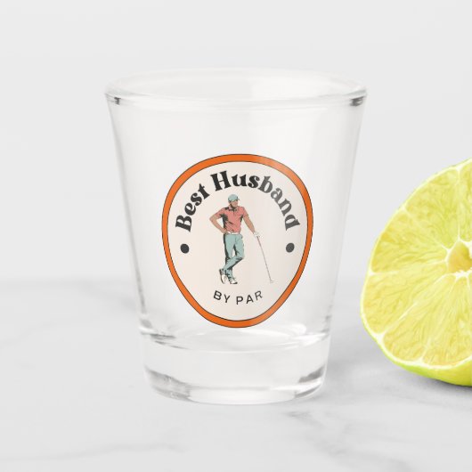 Shot Glass - Beste man van Par - Golfer Glas (Voorkant)