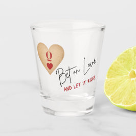Shot Glass Bet on Love, Casino Party/Wedding Shot Glas