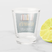 Shot Glass - Bibliotheek - Gepersonaliseerd - Naam Glas (Achterkant)
