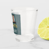 Shot Glass - Bibliotheek - Gepersonaliseerd - Naam Glas (Rechts)