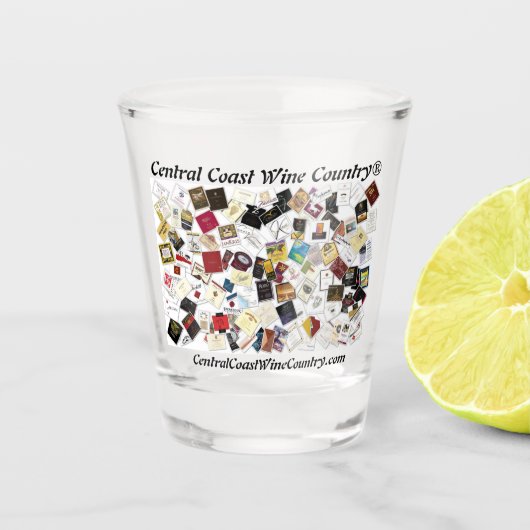 Shot Glass - Centraal-kustwijn - Land® Glas (Voorkant)