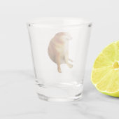 Shot Glass Cheems Meme Glas (Achterkant)