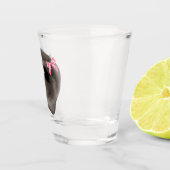 Shot Glass Coquette Sad Hamster Meme Shot Glas (Rechts)