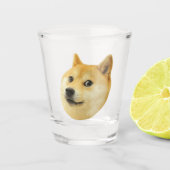 Shot Glass Doge Dog Meme Shot Glas (Voorkant)