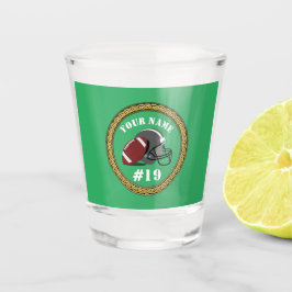 Shot Glass Football - Voeg naam & nummer toe Glas