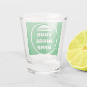 Shot Glass - Gepersonaliseerd - Afbeelding toevoeg Glas (Achterkant)