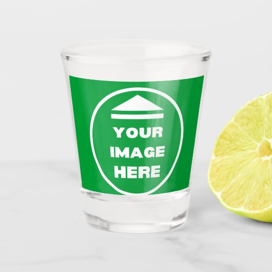 Shot Glass - Gepersonaliseerd - Afbeelding toevoeg Glas (Voorkant)