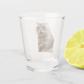 Shot Glass geschokt Cat Meme Shot Glas (Achterkant)