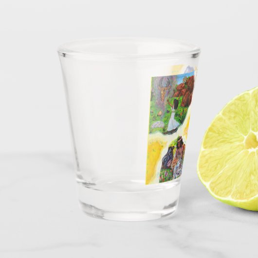 Shot glass glas (Links)