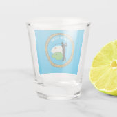 Shot Glass Golf - Naam toevoegen - Golfer Glas (Achterkant)
