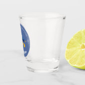 Shot Glass - Happy Afstuderen Personalize-Naam toe Glas (Rechts)