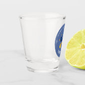 Shot Glass - Happy Afstuderen Personalize-Naam toe Shot Glas (Links)