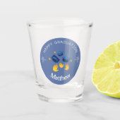 Shot Glass - Happy Afstuderen Personalize-Naam toe Shot Glas (Voorkant)