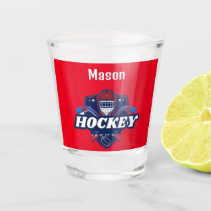 Shot Glass Hockey Gear - Gepersonaliseerd - Naam t Shot Glas