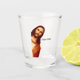 Shot Glass ik zag Jezus Glas