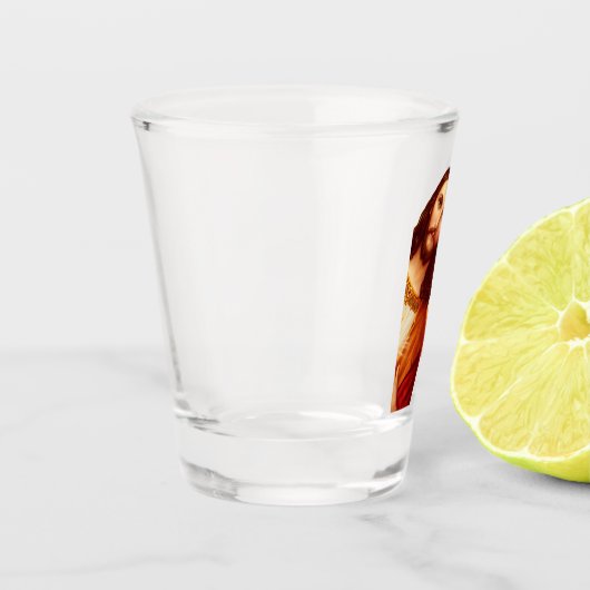 Shot Glass ik zag Jezus Shot Glas (Links)