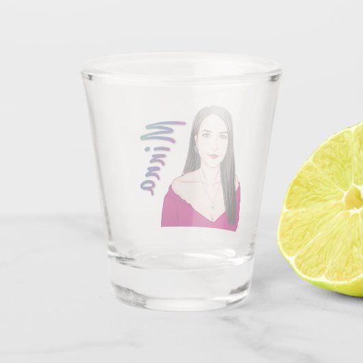 Shot Glass - Minna Glas (Achterkant)