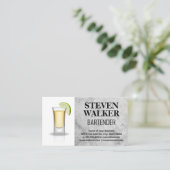 Shot Glass of Tequila Afsprakenkaartje (Staand voorkant)