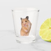 Shot Glass Peace Hamster Meme Glas (Voorkant)
