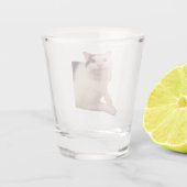 Shot Glass Polite Cat Meme Glas (Achterkant)