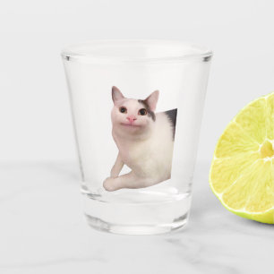 Shot Glass Polite Cat Meme Glas