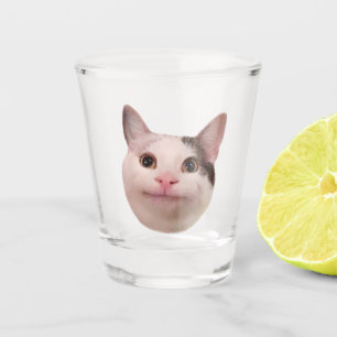 Shot Glass Polite Cat Meme Glas
