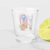 Shot Glass - Puerto Rican Cultural Barware Glas (Achterkant)