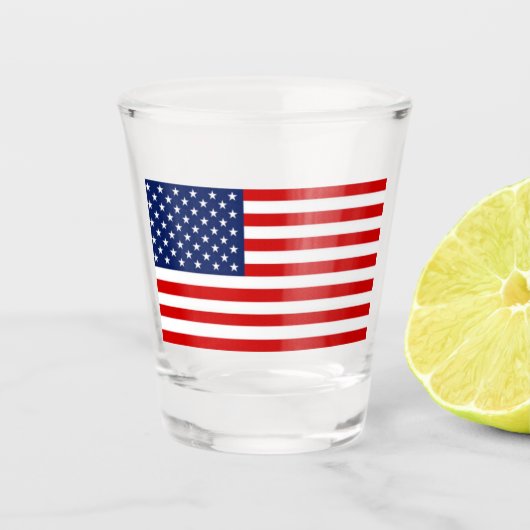 Shot glass USA Glas (Voorkant)