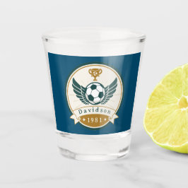 Shot Glass - Voetbal - Gepersonaliseerd - Naam toe Glas
