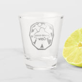 Shot Glass voor borduurgamen Glas (Achterkant)