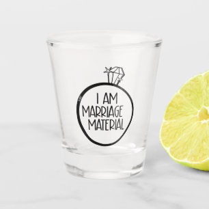Shot glass with funny meme glas