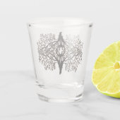 Shot Glass - Zag oog Willow Glas (Achterkant)
