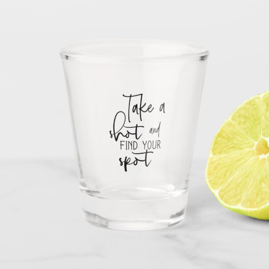 Shot Glasses with Text Caption Wine Glasses Glas (Voorkant)