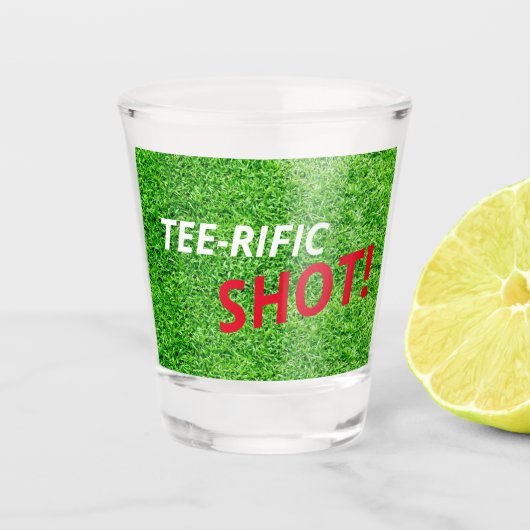 Shot Golf Lover Celebration Party (t-shirt-rivierp Glas (Voorkant)