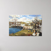 Shot Heard 'Round the World' door Domenick D'Andre Canvas Afdruk (Voorkant)