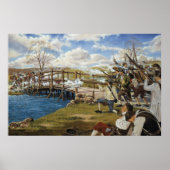 Shot Heard 'Round the World' door Domenick D'Andre Poster (Voorkant)