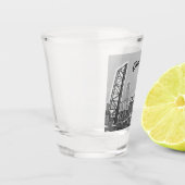 Shot of Cleveland BW Shot Glass Glas (Links)