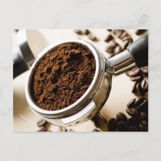 Shot of Espresso Ready to Brew for Cappuccino Briefkaart (Voorkant)